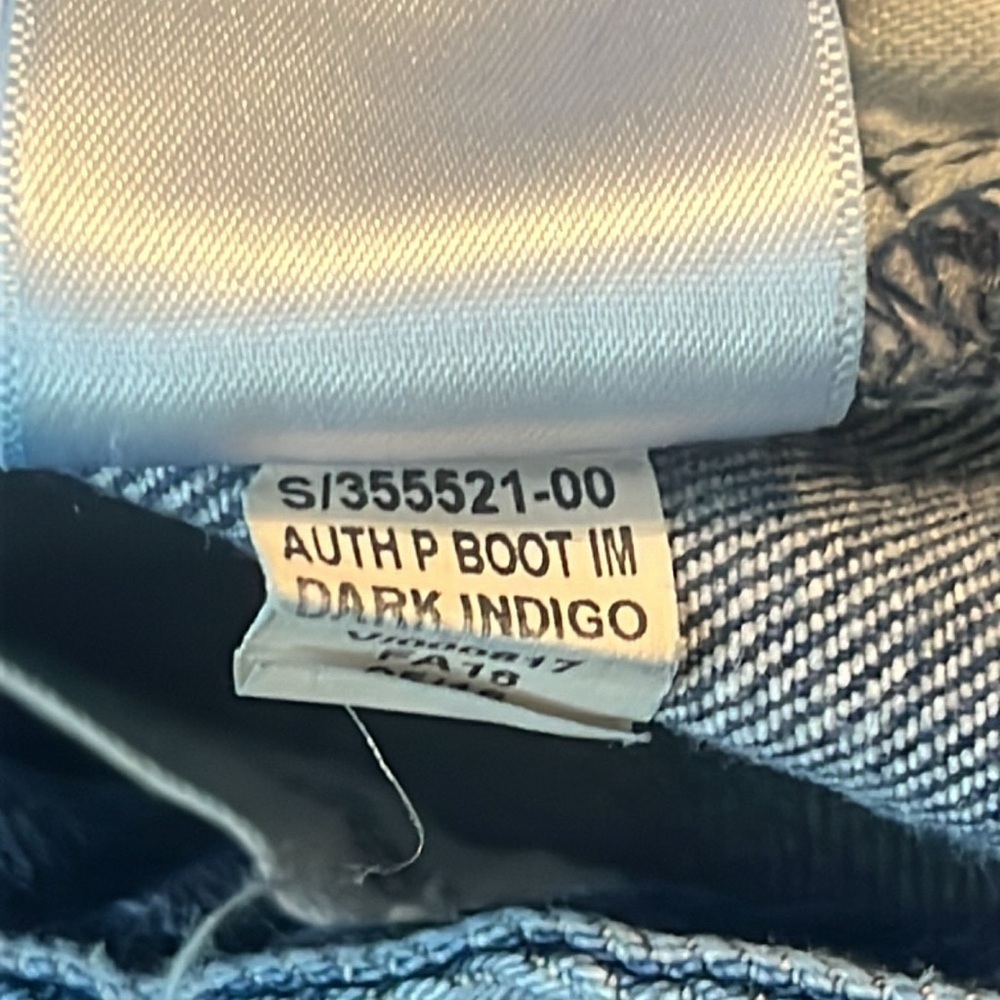 Gap 1969 Authentic Perfect Boot Dark Indigo Jeans… - image 11